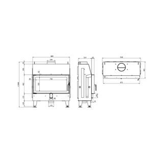Defro Home Impuls LA židinys