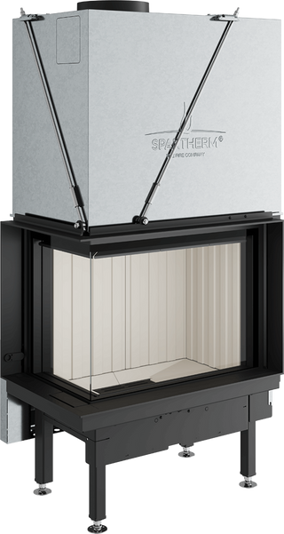 Spartherm Premium V-2L-68h kampinis židinys pakeliamu stiklu