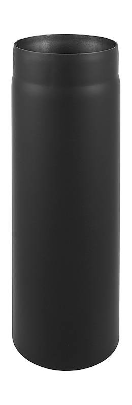 DARCO D-120 mm dūmtraukio vamzdis. Kamino pajungimo vamzdis židiniams ir krosnelėms. Juodas dūmų vamzdis.