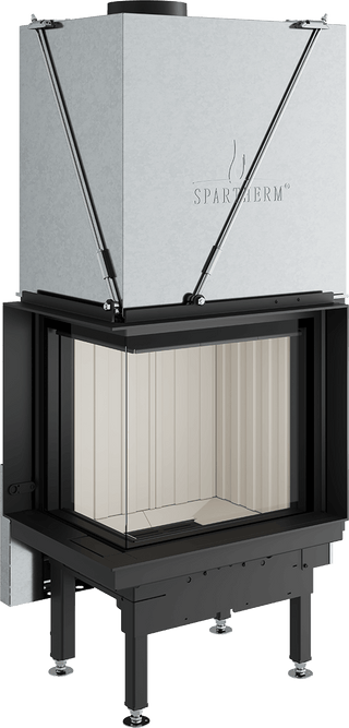 Spartherm Premium V-2L-55h kampinis židinys pakeliamu stiklu