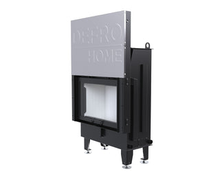 Defro Home INTRA S G OPTI židinys, 8 kW – židinio kapsulė su tiesiu stiklu, į viršų pakeliamomis durelėmis