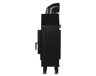 Defro Home INTRA S BL MINI židinys, 10 kW – židinio kapsulė su kampiniu stiklu, į šoną atidaromomis durelėmis