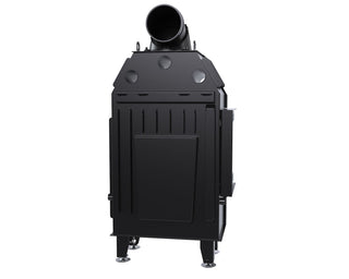 Defro Home INTRA S BL MINI židinys, 10 kW – židinio kapsulė su kampiniu stiklu, į šoną atidaromomis durelėmis