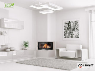 KAWMET W16 PB (13,5 kW) ECO ketinis kampinis židinys