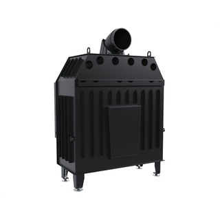 Defro Home INTRA L židinys, 16 kW – židinio kapsulė su tiesiu stiklu, į šoną atidaromomis durelėmis