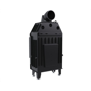 Defro Home INTRA S MINI židinys, 10 kW – židinio kapsulė su tiesiu stiklu, į šoną atidaromomis durelėmis