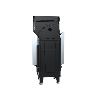 Defro Home INTRA XS G židinys, 8 kW – židinio kapsulė su tiesiu stiklu, į viršų pakeliamomis durelėmis