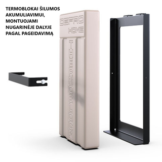 Defro Home INTRA S MINI OPTI židinys, 8 kW – židinio kapsulė su tiesiu stiklu, į šoną atidaromomis durelėmis