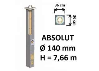 Kamino komplektas Schiedel Absolut Ø140 mm keramikinis dūmtraukio komplektas A++ namams