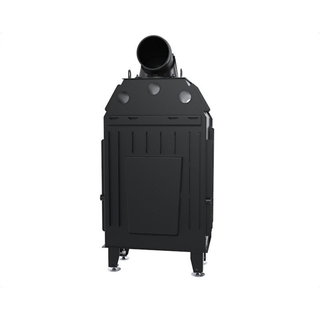 Defro Home INTRA S MINI židinys, 10 kW – židinio kapsulė su tiesiu stiklu, į šoną atidaromomis durelėmis