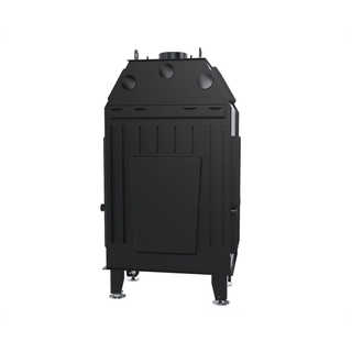 Defro Home INTRA S OPTI židinys, 8 kW – židinio kapsulė su tiesiu stiklu, į šoną atidaromomis durelėmis