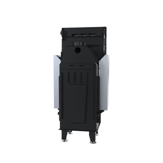 Defro Home INTRA XS G židinys, 8 kW – židinio kapsulė su tiesiu stiklu, į viršų pakeliamomis durelėmis