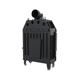 Defro Home INTRA M MINI židinys, 12,8 kW – židinio kapsulė su tiesiu stiklu, į šoną atidaromomis durelėmis