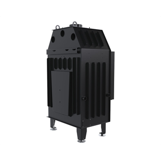 Defro Home INTRA S OPTI židinys, 8 kW – židinio kapsulė su tiesiu stiklu, į šoną atidaromomis durelėmis