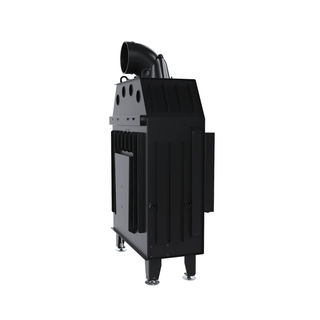 Defro Home INTRA M MINI židinys, 12,8 kW – židinio kapsulė su tiesiu stiklu, į šoną atidaromomis durelėmis