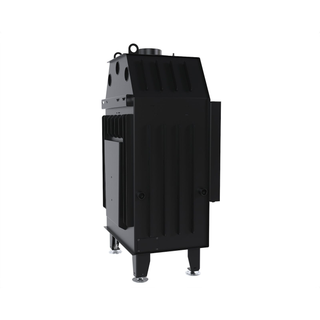 Defro Home INTRA S OPTI židinys, 8 kW – židinio kapsulė su tiesiu stiklu, į šoną atidaromomis durelėmis