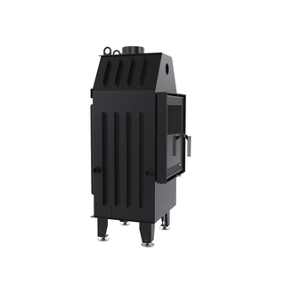 Defro Home INTRA XS židinys, 8 kW – židinio kapsulė su tiesiu stiklu, į šoną atidaromomis durelėmis