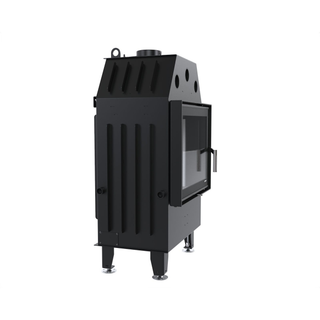 Defro Home INTRA S OPTI židinys, 8 kW – židinio kapsulė su tiesiu stiklu, į šoną atidaromomis durelėmis