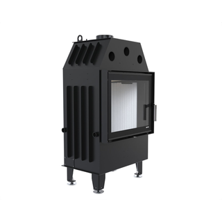 Defro Home INTRA S OPTI židinys, 8 kW – židinio kapsulė su tiesiu stiklu, į šoną atidaromomis durelėmis