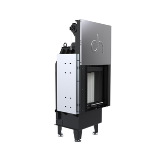 Defro Home INTRA XS G židinys, 8 kW – židinio kapsulė su tiesiu stiklu, į viršų pakeliamomis durelėmis