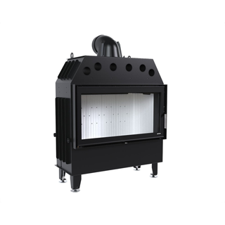 Defro Home INTRA L židinys, 16 kW – židinio kapsulė su tiesiu stiklu, į šoną atidaromomis durelėmis