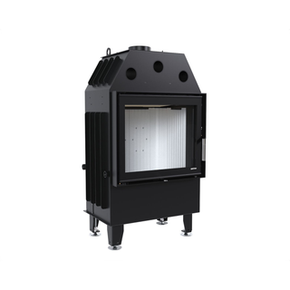 Defro Home INTRA S OPTI židinys, 8 kW – židinio kapsulė su tiesiu stiklu, į šoną atidaromomis durelėmis