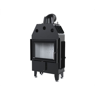 Defro Home INTRA S MINI židinys, 10 kW – židinio kapsulė su tiesiu stiklu, į šoną atidaromomis durelėmis