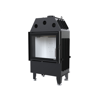 Defro Home INTRA S OPTI židinys, 8 kW – židinio kapsulė su tiesiu stiklu, į šoną atidaromomis durelėmis