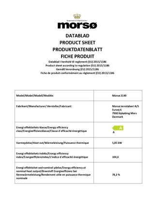Krosnelė Morso 2140