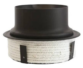 DARCO DN-120 / DC-180 mm perėjimas su virve į keraminį kaminą (vidinis). Keraminio dūmtraukio perėjimas su virve. Keraminio kamino pajungimo perėjimas židiniams ir krosnelėms.