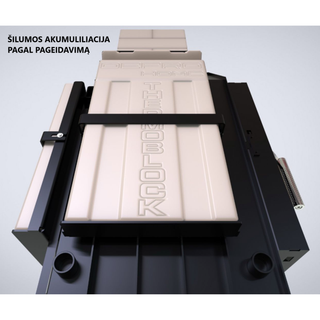 Defro Home INTRA S OPTI židinys, 8 kW – židinio kapsulė su tiesiu stiklu, į šoną atidaromomis durelėmis