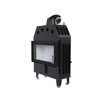 Defro Home INTRA M MINI židinys, 12,8 kW – židinio kapsulė su tiesiu stiklu, į šoną atidaromomis durelėmis