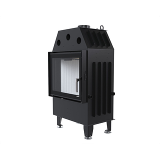 Defro Home INTRA S OPTI židinys, 8 kW – židinio kapsulė su tiesiu stiklu, į šoną atidaromomis durelėmis