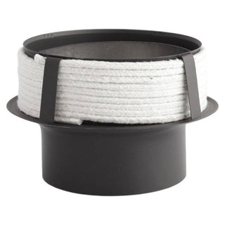 DARCO DN-120 / DC-150 mm perėjimas su virve į keraminį kaminą (vidinis). Keraminio dūmtraukio perėjimas su virve. Keraminio kamino pajungimo perėjimas židiniams ir krosnelėms.