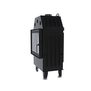 Defro Home INTRA S OPTI židinys, 8 kW – židinio kapsulė su tiesiu stiklu, į šoną atidaromomis durelėmis