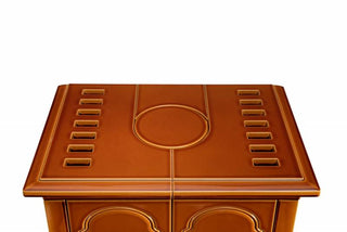 Romotop GREMIO 2 akumuliacinis židinys – akumuliacinė krosnelė su kokliais. Keramikos apdaila / pasirink spalvą