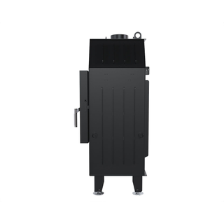 Defro Home INTRA S OPTI židinys, 8 kW – židinio kapsulė su tiesiu stiklu, į šoną atidaromomis durelėmis