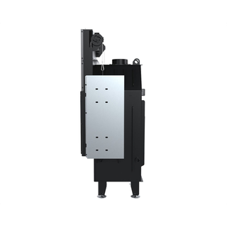 Defro Home INTRA XS G židinys, 8 kW – židinio kapsulė su tiesiu stiklu, į viršų pakeliamomis durelėmis