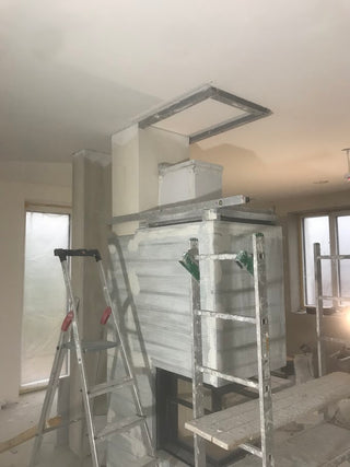 SKAMOL Skamotec 225 termoizoliacinė kalcio silikato plokštė židiniams 1000 x 610 x 30 mm