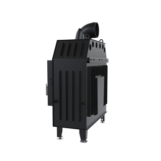 Defro Home INTRA L židinys, 16 kW – židinio kapsulė su tiesiu stiklu, į šoną atidaromomis durelėmis