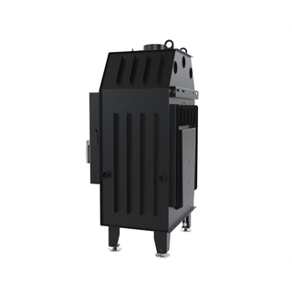 Defro Home INTRA S OPTI židinys, 8 kW – židinio kapsulė su tiesiu stiklu, į šoną atidaromomis durelėmis