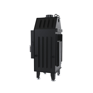 Defro Home INTRA XS židinys, 8 kW – židinio kapsulė su tiesiu stiklu, į šoną atidaromomis durelėmis