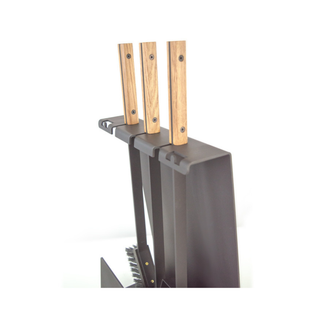 Židinio įrankiai SAVEN SET 4 L WHITE, trijų dalių židinio įrankių komplektas