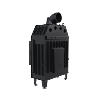 Defro Home INTRA M MINI židinys, 12,8 kW – židinio kapsulė su tiesiu stiklu, į šoną atidaromomis durelėmis