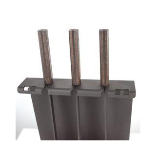 Židinio įrankiai SAVEN SET 4 L BLACK, trijų dalių židinio įrankių komplektas