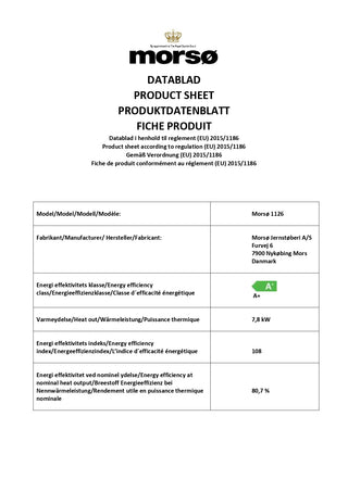 Krosnelė Morso 1126