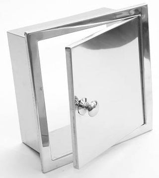 Nerūdijančio plieno revizinės durelės 200×200mm