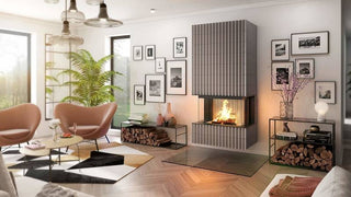 Spartherm Premium A-3RL-80h tripusis židinys pakeliamu stiklu