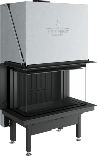 Spartherm Premium A-3RL-80h tripusis židinys pakeliamu stiklu