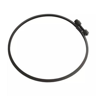 DARCO D-220 mm reguliuojamos dūmtraukio pajungimo alkūnės apkaba. Kamino pajungimo alkūnės žiedas židiniams ir krosnelėms.